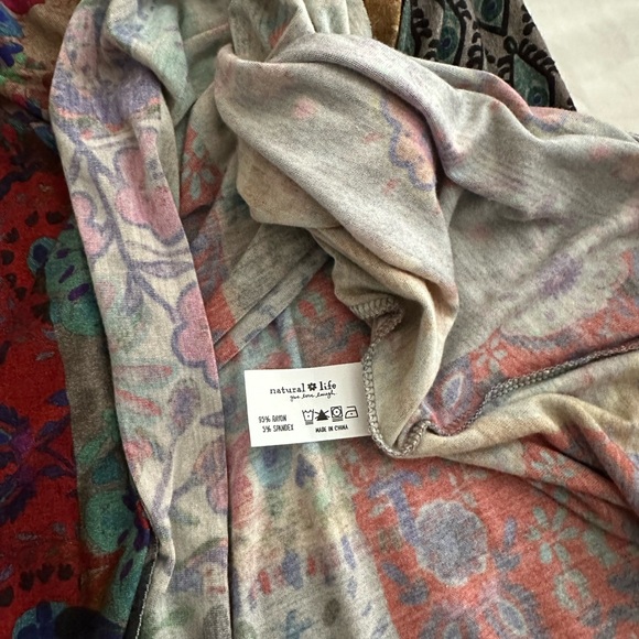 NATURAL LIFE Colorful Patchwork Maxi Skirt Size Small Never Worn - Picture 4 of 9